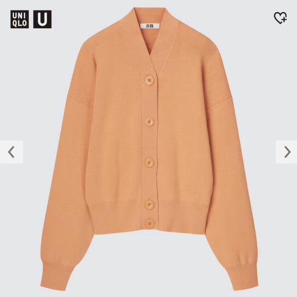 Uniqlo Short Cardigan - Orange - Small - Picture 1 of 4